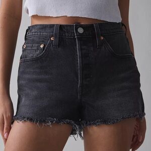 Levi’s black 501 shorts